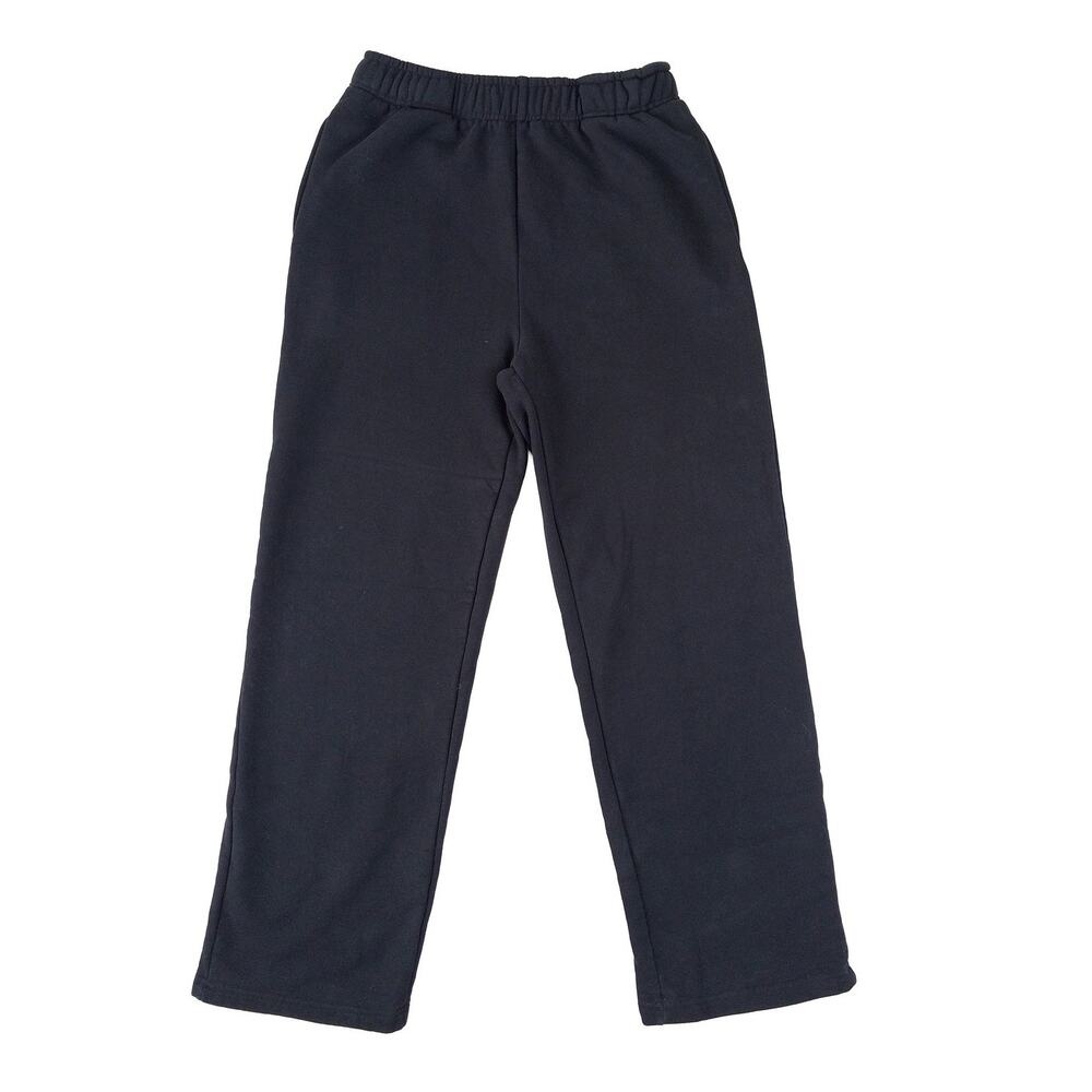 LUCID BLANKS 600 GSM Sweatpants Large Black Heavyweight Fleece Streetwear